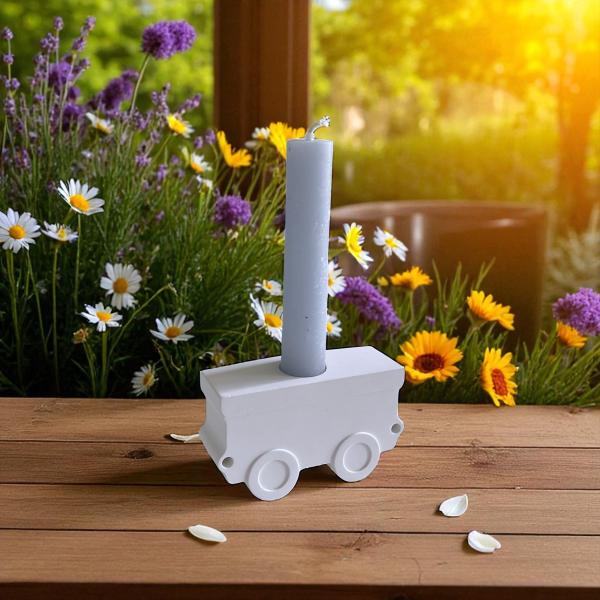 Geburtstagszug Lokomotive Waggon Kerzenhalter Kindergeburtstag Anhänger Lok Geburtstagszahl aus Raysin - Artikel-Nr. 1100012